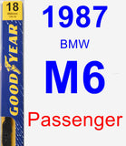 Passenger Wiper Blade for 1987 BMW M6 - Premium