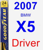 Driver Wiper Blade for 2007 BMW X5 - Premium