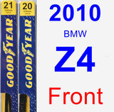 Front Wiper Blade Pack for 2010 BMW Z4 - Premium