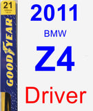 Driver Wiper Blade for 2011 BMW Z4 - Premium