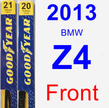 Front Wiper Blade Pack for 2013 BMW Z4 - Premium