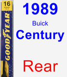 Rear Wiper Blade for 1989 Buick Century - Premium