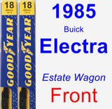 Front Wiper Blade Pack for 1985 Buick Electra - Premium