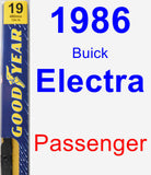 Passenger Wiper Blade for 1986 Buick Electra - Premium