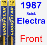 Front Wiper Blade Pack for 1987 Buick Electra - Premium