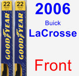 Front Wiper Blade Pack for 2006 Buick LaCrosse - Premium