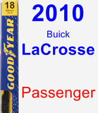 Passenger Wiper Blade for 2010 Buick LaCrosse - Premium