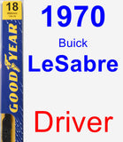 Driver Wiper Blade for 1970 Buick LeSabre - Premium