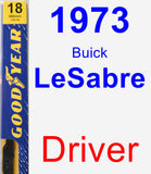 Driver Wiper Blade for 1973 Buick LeSabre - Premium