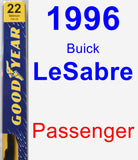 Passenger Wiper Blade for 1996 Buick LeSabre - Premium