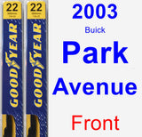 Front Wiper Blade Pack for 2003 Buick Park Avenue - Premium