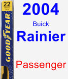 Passenger Wiper Blade for 2004 Buick Rainier - Premium