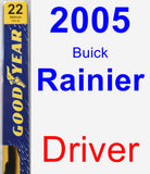 Driver Wiper Blade for 2005 Buick Rainier - Premium
