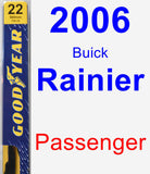 Passenger Wiper Blade for 2006 Buick Rainier - Premium