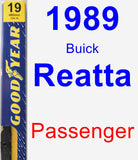 Passenger Wiper Blade for 1989 Buick Reatta - Premium