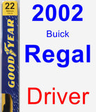 Driver Wiper Blade for 2002 Buick Regal - Premium