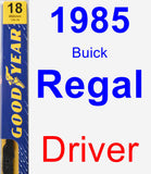 Driver Wiper Blade for 1985 Buick Regal - Premium