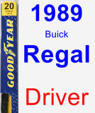 Driver Wiper Blade for 1989 Buick Regal - Premium