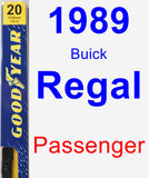 Passenger Wiper Blade for 1989 Buick Regal - Premium