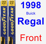 Front Wiper Blade Pack for 1998 Buick Regal - Premium