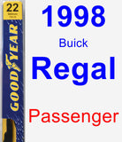 Passenger Wiper Blade for 1998 Buick Regal - Premium