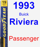 Passenger Wiper Blade for 1993 Buick Riviera - Premium