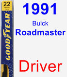 Driver Wiper Blade for 1991 Buick Roadmaster - Premium