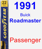 Passenger Wiper Blade for 1991 Buick Roadmaster - Premium