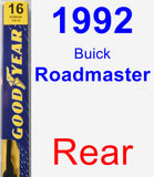 Rear Wiper Blade for 1992 Buick Roadmaster - Premium