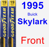 Front Wiper Blade Pack for 1995 Buick Skylark - Premium