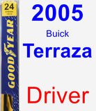 Driver Wiper Blade for 2005 Buick Terraza - Premium