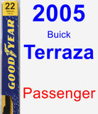 Passenger Wiper Blade for 2005 Buick Terraza - Premium
