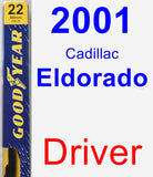 Driver Wiper Blade for 2001 Cadillac Eldorado - Premium