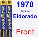 Front Wiper Blade Pack for 1970 Cadillac Eldorado - Premium