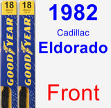 Front Wiper Blade Pack for 1982 Cadillac Eldorado - Premium