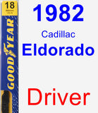 Driver Wiper Blade for 1982 Cadillac Eldorado - Premium