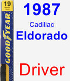 Driver Wiper Blade for 1987 Cadillac Eldorado - Premium