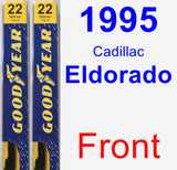 Front Wiper Blade Pack for 1995 Cadillac Eldorado - Premium