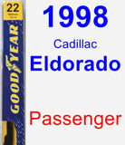 Passenger Wiper Blade for 1998 Cadillac Eldorado - Premium