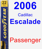Passenger Wiper Blade for 2006 Cadillac Escalade - Premium