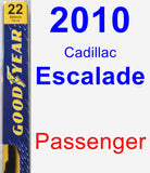 Passenger Wiper Blade for 2010 Cadillac Escalade - Premium