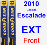 Front Wiper Blade Pack for 2010 Cadillac Escalade EXT - Premium