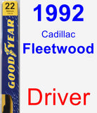 Driver Wiper Blade for 1992 Cadillac Fleetwood - Premium