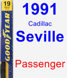 Passenger Wiper Blade for 1991 Cadillac Seville - Premium