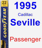 Passenger Wiper Blade for 1995 Cadillac Seville - Premium