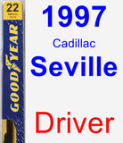 Driver Wiper Blade for 1997 Cadillac Seville - Premium