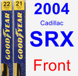 Front Wiper Blade Pack for 2004 Cadillac SRX - Premium