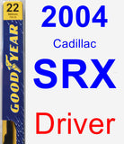 Driver Wiper Blade for 2004 Cadillac SRX - Premium