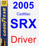 Driver Wiper Blade for 2005 Cadillac SRX - Premium