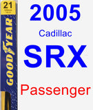 Passenger Wiper Blade for 2005 Cadillac SRX - Premium